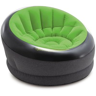 Poltrona empire "Intex" - Grigio e verde