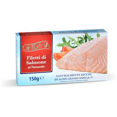 Filetti di salmone al naturale
