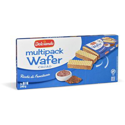 Wafer al cacao multipack 5 pezzi