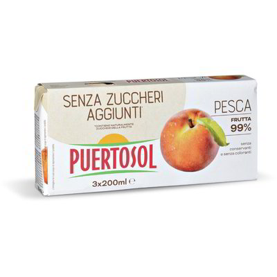Succo alla pesca senza zuccheri aggiunti*