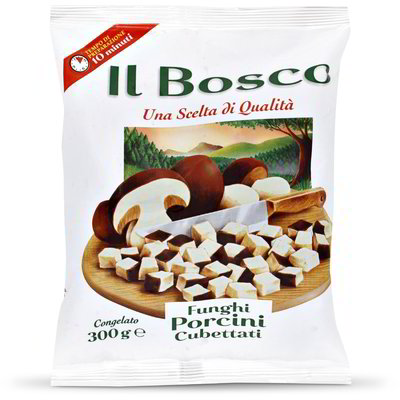 Funghi porcini a cubetti surgelati