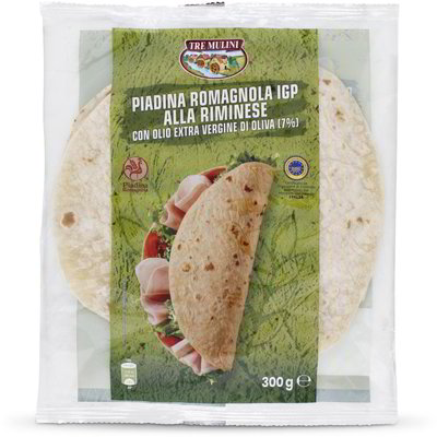 Piadina romagnola IGP alla riminese