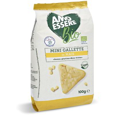 Snack mini gallette di mais Bio