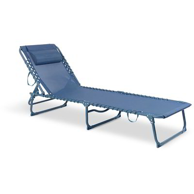 Lettino pieghevole multifunzione - Blu
