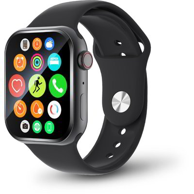 Orologio smart watch SW24N "Akai"- Nero