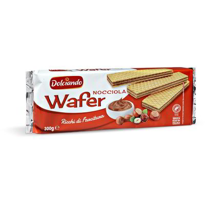 Wafer alla nocciola