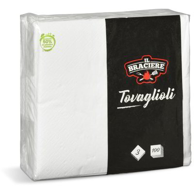 .TOVAGLIOLI 3 VELI 40X40CM 100PZ