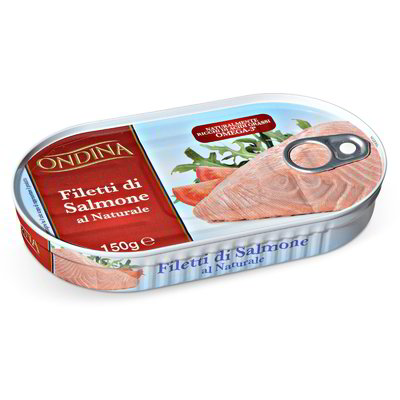 Filetti di salmone al naturale