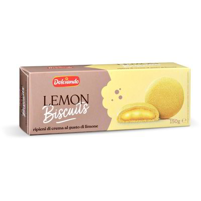 Biscotti ripieni di crema al gusto di limone