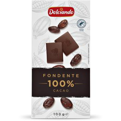 Cioccolato fondente 100% cacao