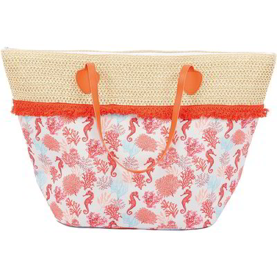 Borsa da mare con coralli - Arancione