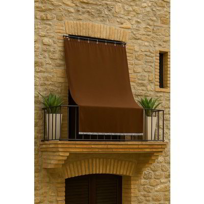 Tenda da sole per porta 140x250 cm - Marrone