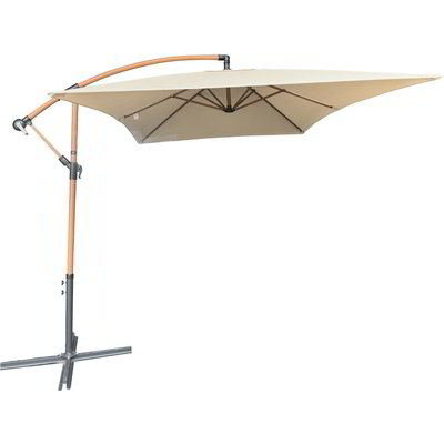 Ombrellone rettangolare a braccio - Beige