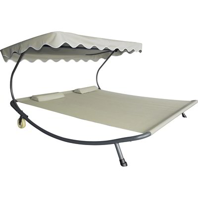 Letto prendisole a 2 piazze Ecrù