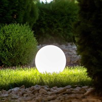 Lampada solare a sfera 25 cm