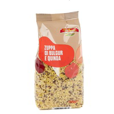 Zuppa di bulgur e quinoa secca