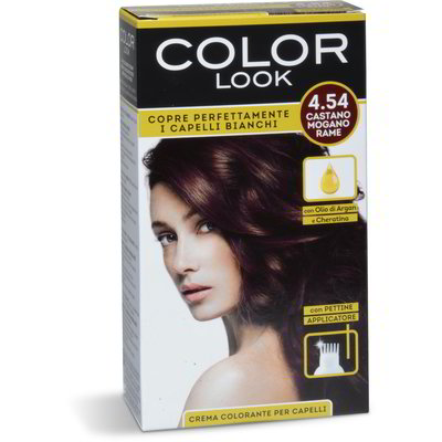 Crema colorante per capelli 4.54 castano mogano rame