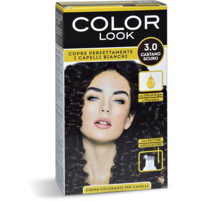 Crema colorante per capelli 3.0 castano scuro