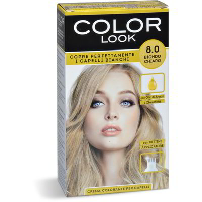 Crema colorante per capelli 8.0 biondo chiaro