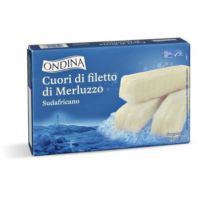 Cuori di filetto di merluzzo sudafricano surgelati