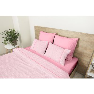 Completo letto matrimoniale - Rosa