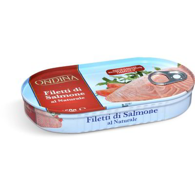 Filetti di salmone al naturale