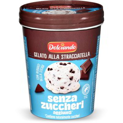 Gelato alla stracciatella senza zuccheri aggiunti*