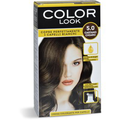 Crema colorante per capelli 5.0 castano chiaro