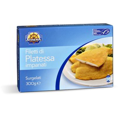 Filetti di platessa impanati surgelati