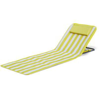 Stuoia multiposizione - Bianco e giallo
