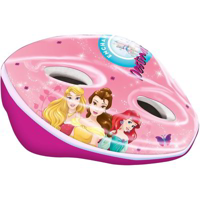 Caschetto bici per bambina "Principesse" - rosa chiaro