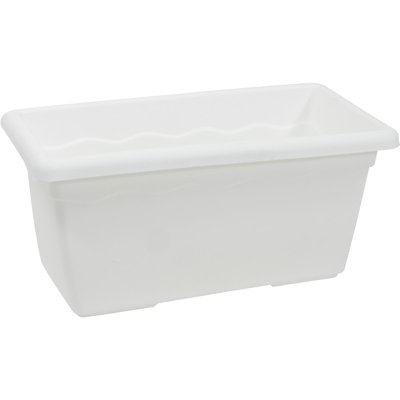 Fioriera in plastica 100x44x40 h cm - Bianco