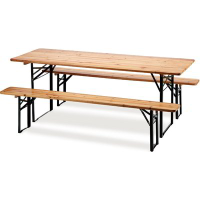Set tavolo + 2 panche