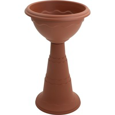 Vaso con calice alto Ø 42X72H CM - Terracotta