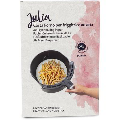 Carta forno preforata per friggitrice ad aria