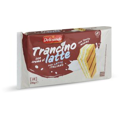 Trancino con crema al latte