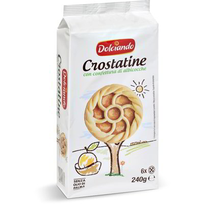 Crostatine con confettura di albicocche