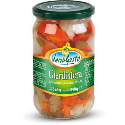 Giardiniera aromatizzata con aceto di vino