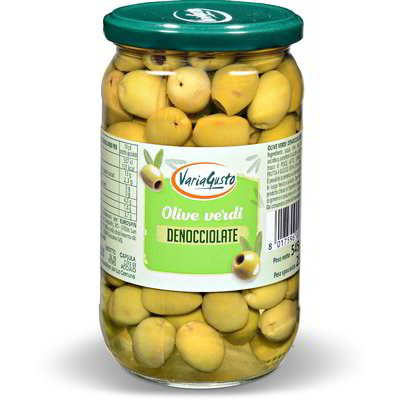 Olive verdi denocciolate