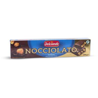 Cioccolato gianduia con nocciole intere
