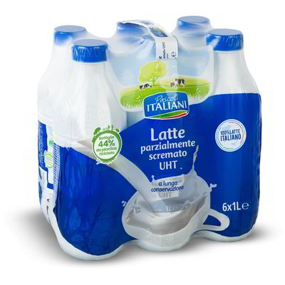 Latte parzialmente scremato UHT a lunga conservazione