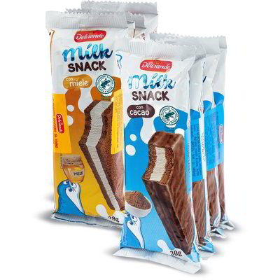 Snack al latte cacao / miele