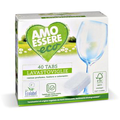 Tabs per lavastoviglie Eco 40 pezzi