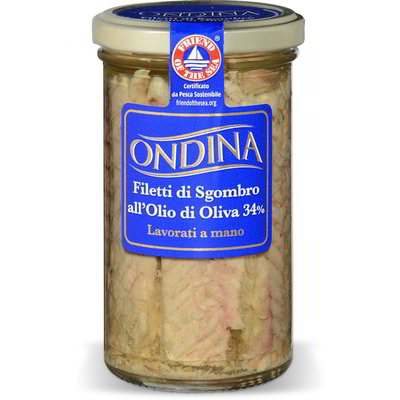 Filetti di sgombro all'olio di oliva 34%