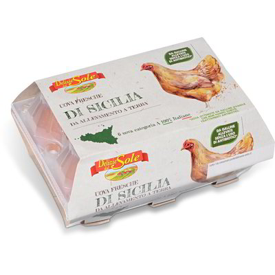 Uova fresche di Sicilia da allevamento a terra