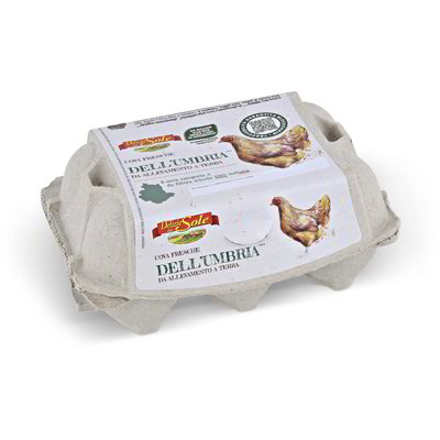 Uova fresche dell'Umbria*** da allevamento a terra - Alimentazione vegetale**