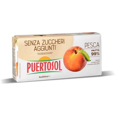 Succo alla pesca senza zuccheri aggiunti*