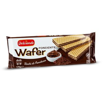 Wafer cioccolato fondente