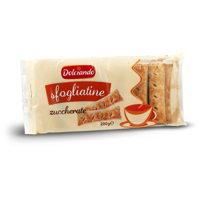 Dessert sfogliatine zuccherate