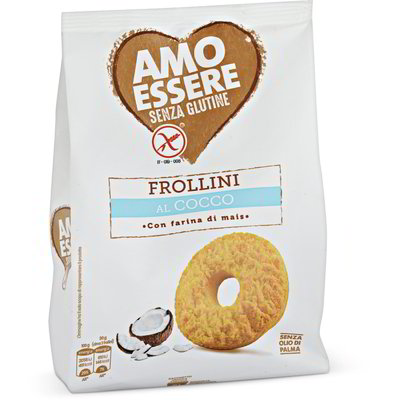 Biscotti frollini al cocco senza glutine